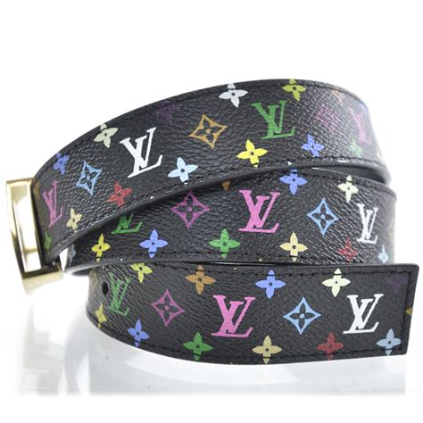 louis vuitton belt multicolor